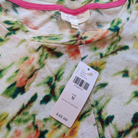 NWT Deletta Adaenia Twist-Front Top - Picture 9 of 14